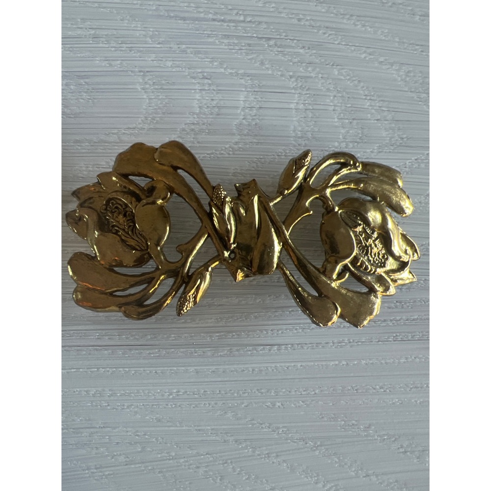 Vintage Gold Tone Belt Buckle